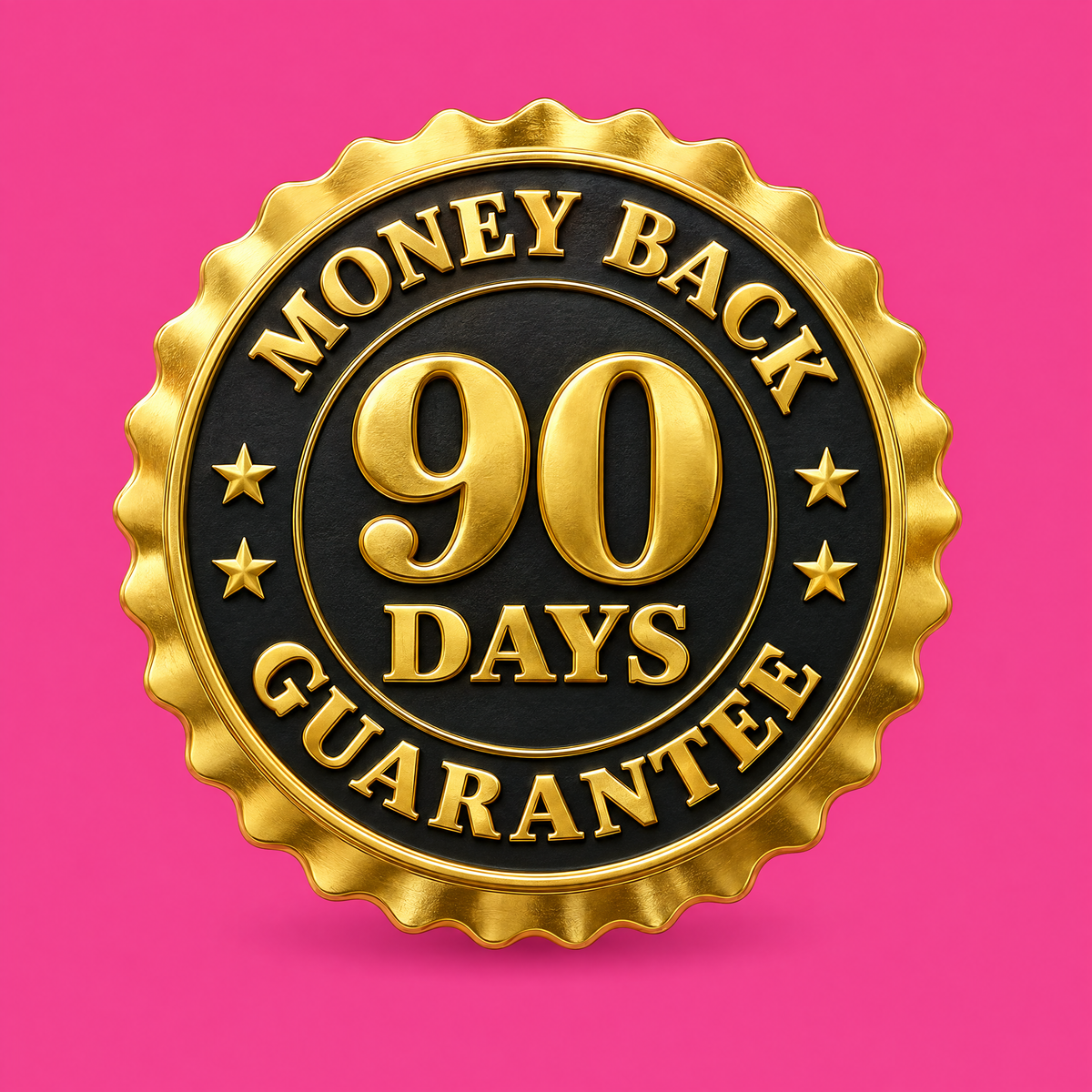 90 day money back guarantee